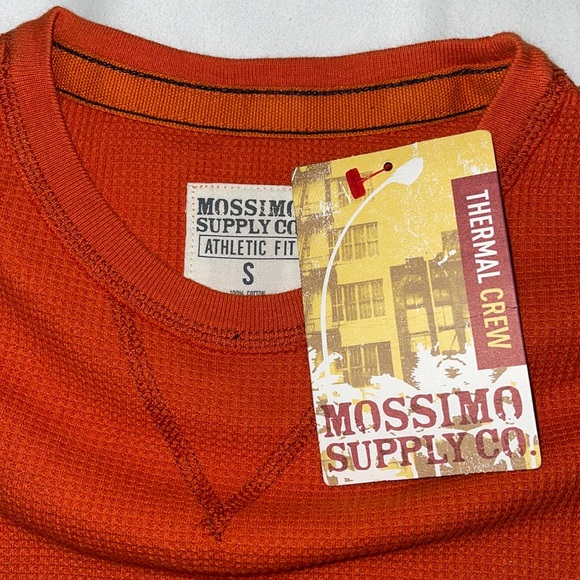 New MOSSIMO SUPPLY CO Athletic Fit Crew Neck Long Sleeve Thermal - Picture 3 of 4